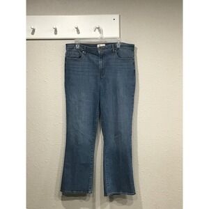 FRAME Le Crop Mini Boot Jeans Size 32 High Rise Cropped Bootcut Clean Girl Chic